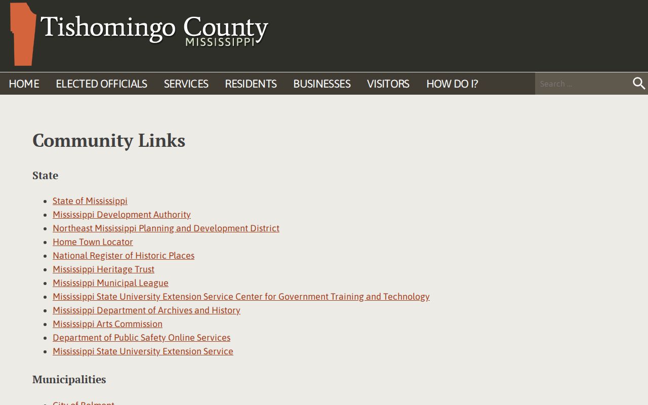 Tishomingo court docket official community contact route